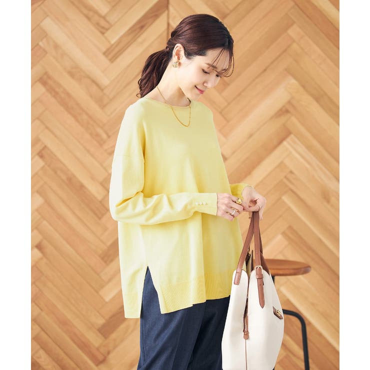 袖パール付きチュニックニット | a.v.v【WOMEN】 | 詳細画像9 