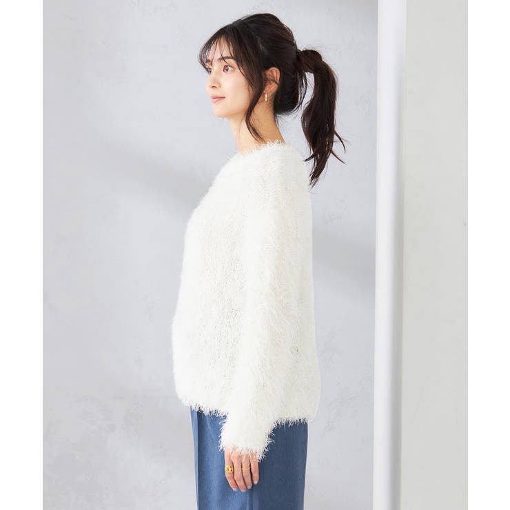 ラメフェザーニット | a.v.v【WOMEN】 | 詳細画像13 