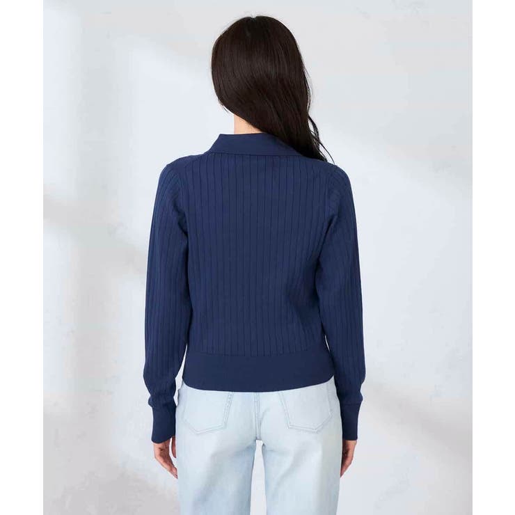 ワイドリブポロニット | a.v.v【WOMEN】 | 詳細画像20 