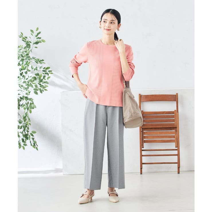 【洗える/UVカット】クルーネックニット | a.v.v【WOMEN】 | 詳細画像11 