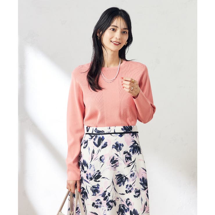 【洗える/UVカット】クルーネックニット | a.v.v【WOMEN】 | 詳細画像13 