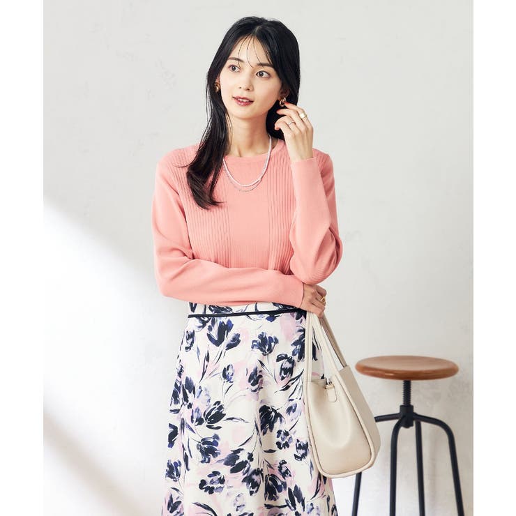 【洗える/UVカット】クルーネックニット | a.v.v【WOMEN】 | 詳細画像14 