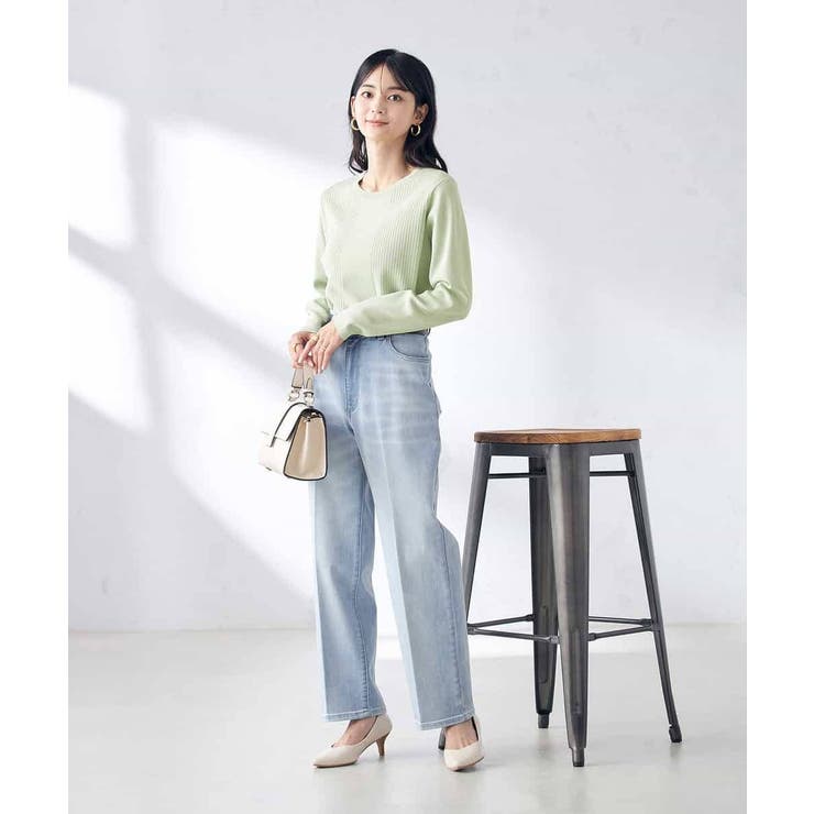 【洗える/UVカット】クルーネックニット | a.v.v【WOMEN】 | 詳細画像22 