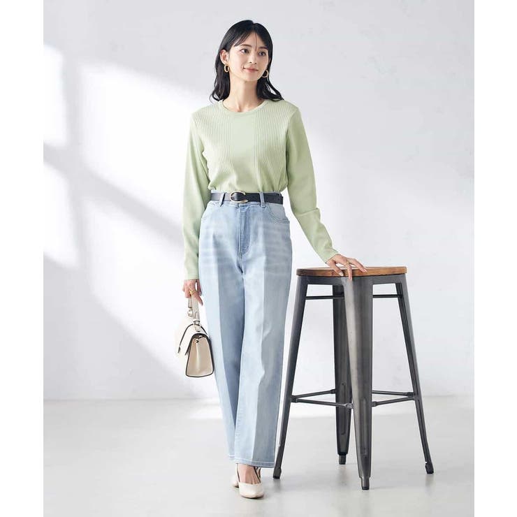 【洗える/UVカット】クルーネックニット | a.v.v【WOMEN】 | 詳細画像24 