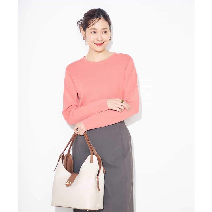 【洗える/UVカット】クルーネックニット | a.v.v【WOMEN】 | 詳細画像3 