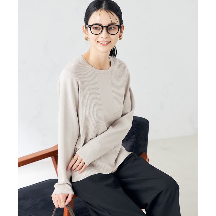 【洗える/UVカット】クルーネックニット | a.v.v【WOMEN】 | 詳細画像30 