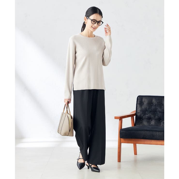 【洗える/UVカット】クルーネックニット | a.v.v【WOMEN】 | 詳細画像32 