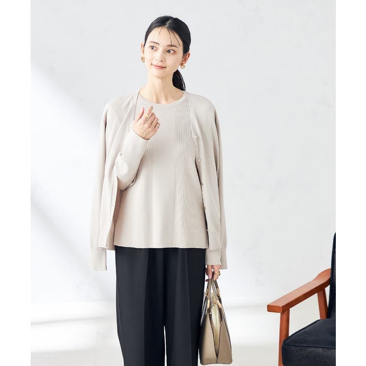 【洗える/UVカット】クルーネックニット | a.v.v【WOMEN】 | 詳細画像35 