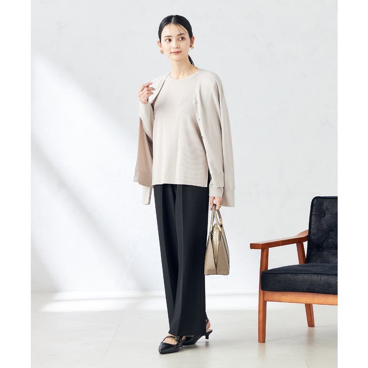 【洗える/UVカット】クルーネックニット | a.v.v【WOMEN】 | 詳細画像36 