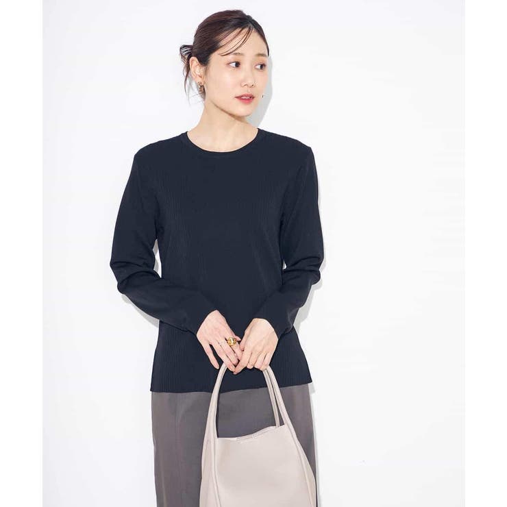 【洗える/UVカット】クルーネックニット | a.v.v【WOMEN】 | 詳細画像38 