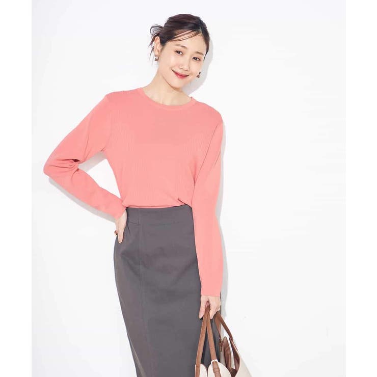 【洗える/UVカット】クルーネックニット | a.v.v【WOMEN】 | 詳細画像4 