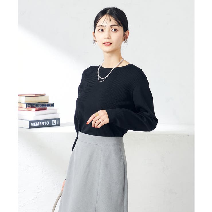 【洗える/UVカット】クルーネックニット | a.v.v【WOMEN】 | 詳細画像43 