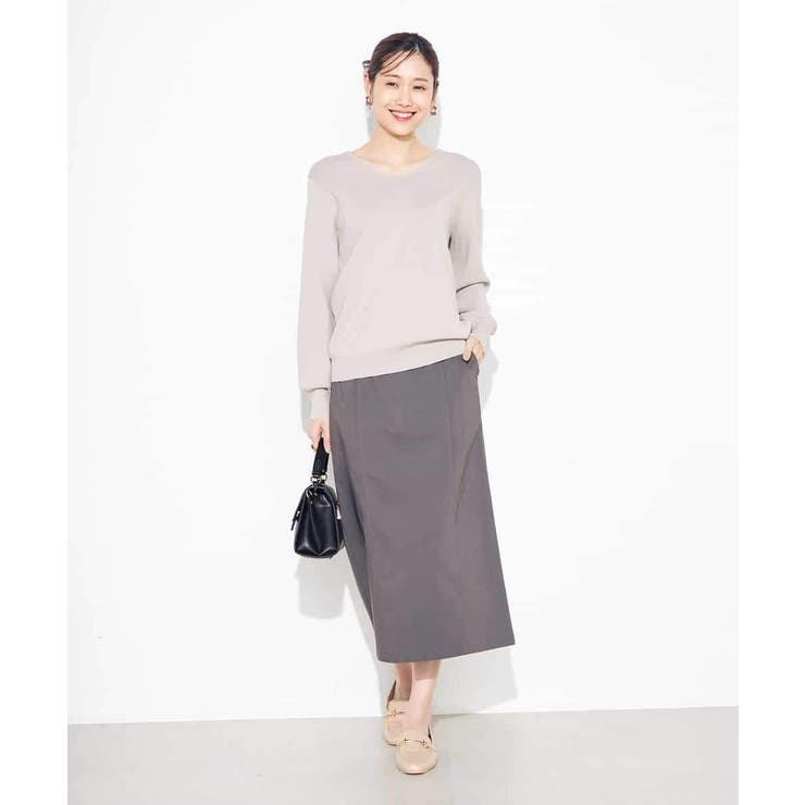 【洗える/UVカット】Vネックパフスリーブニット | a.v.v【WOMEN】 | 詳細画像24 