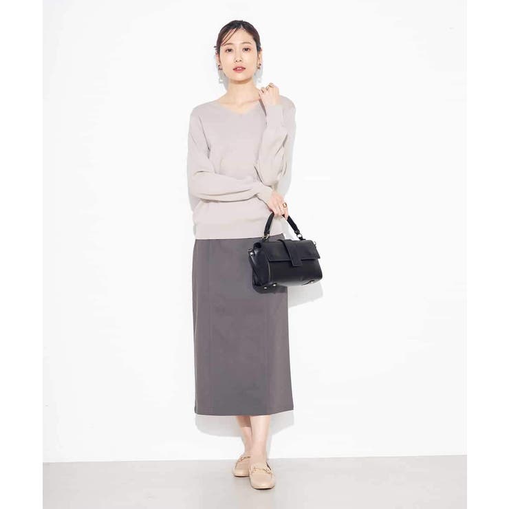 【洗える/UVカット】Vネックパフスリーブニット | a.v.v【WOMEN】 | 詳細画像25 