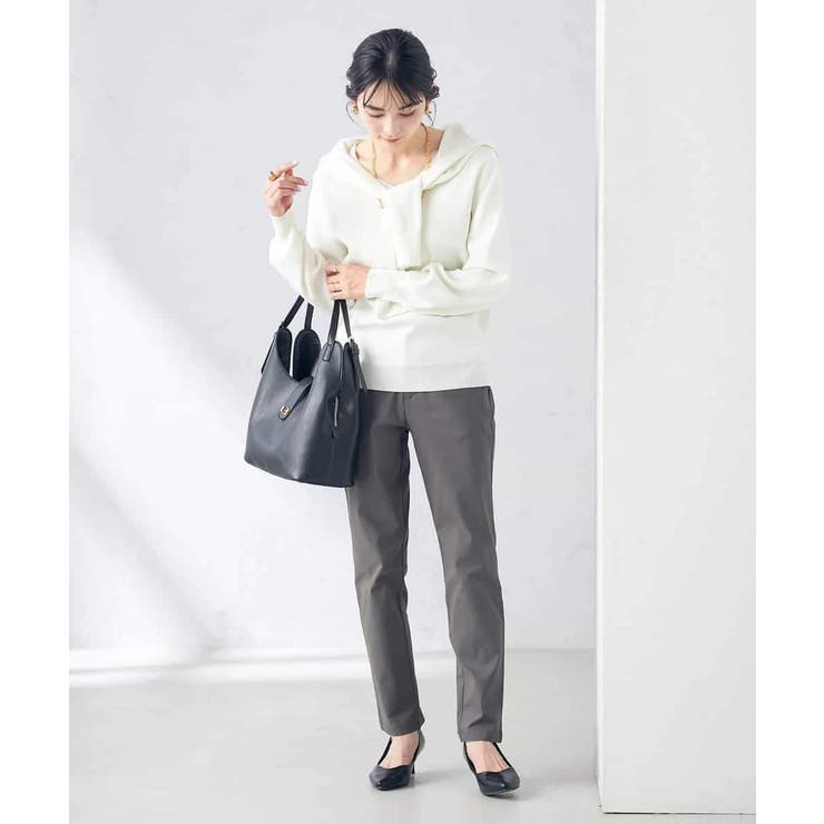 【洗える/UVカット】Vネックパフスリーブニット | a.v.v【WOMEN】 | 詳細画像40 