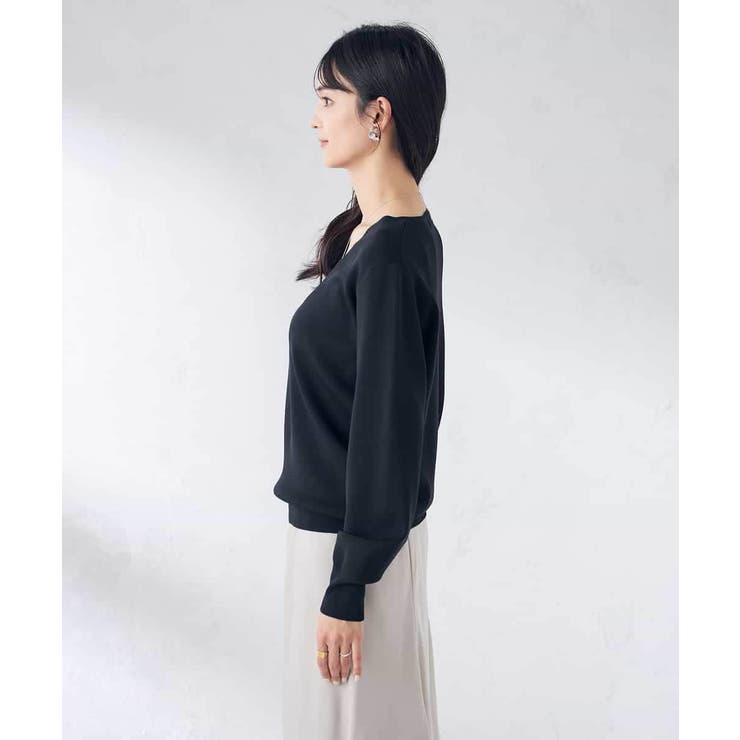 【洗える/UVカット】Vネックパフスリーブニット | a.v.v【WOMEN】 | 詳細画像48 