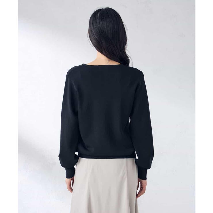 【洗える/UVカット】Vネックパフスリーブニット | a.v.v【WOMEN】 | 詳細画像49 