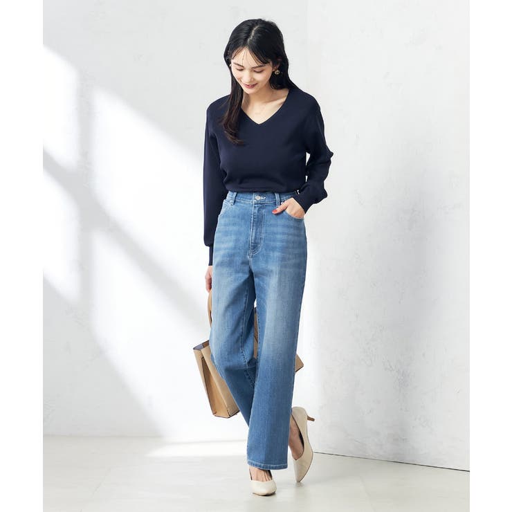 【洗える/UVカット/WEB限定カラー】Vネックパフスリーブニット | a.v.v【WOMEN】 | 詳細画像19 