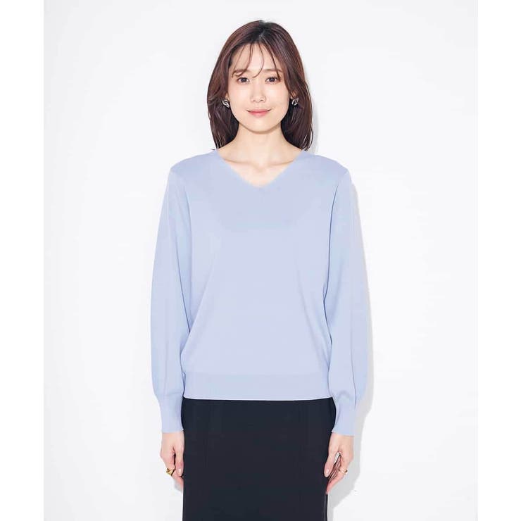 【洗える/UVカット/WEB限定カラー】Vネックパフスリーブニット | a.v.v【WOMEN】 | 詳細画像26 