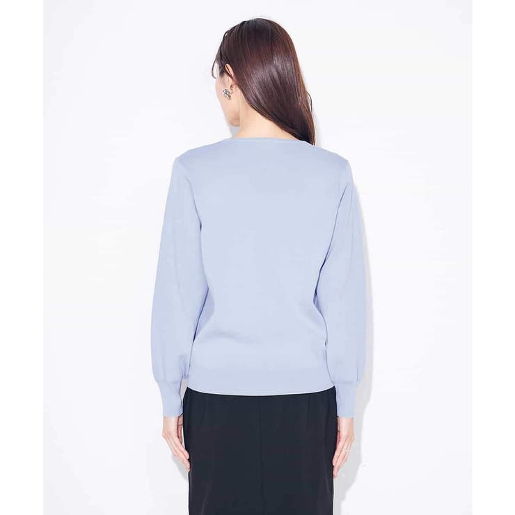 【洗える/UVカット/WEB限定カラー】Vネックパフスリーブニット | a.v.v【WOMEN】 | 詳細画像28 