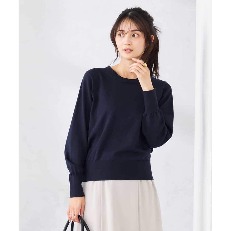 【2WAY】レース衿付ニットプルオーバー | a.v.v【WOMEN】 | 詳細画像14 