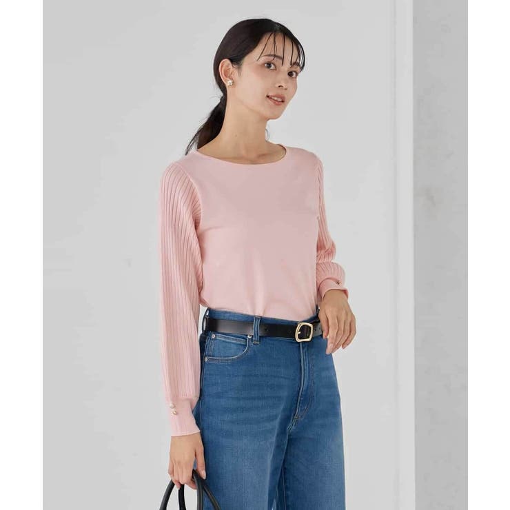 プリーツスリーブニット | a.v.v【WOMEN】 | 詳細画像10 