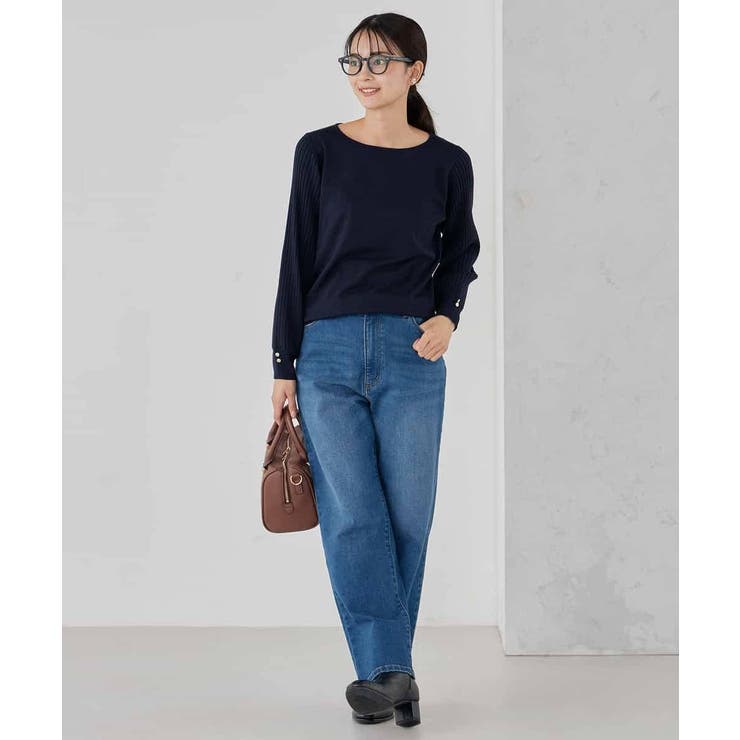 プリーツスリーブニット | a.v.v【WOMEN】 | 詳細画像17 