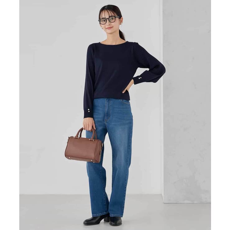 プリーツスリーブニット | a.v.v【WOMEN】 | 詳細画像19 