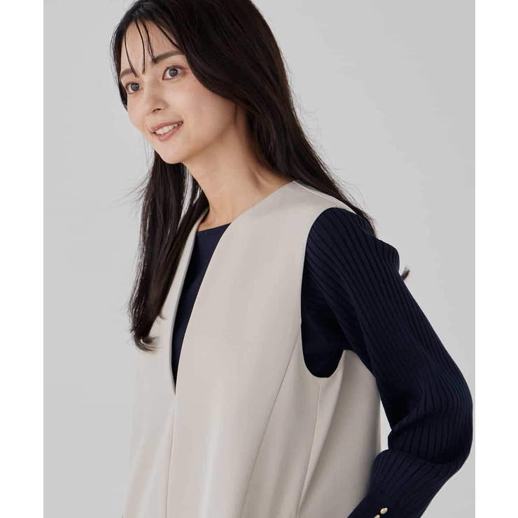 プリーツスリーブニット | a.v.v【WOMEN】 | 詳細画像31 