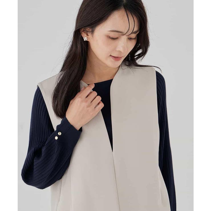 プリーツスリーブニット | a.v.v【WOMEN】 | 詳細画像32 