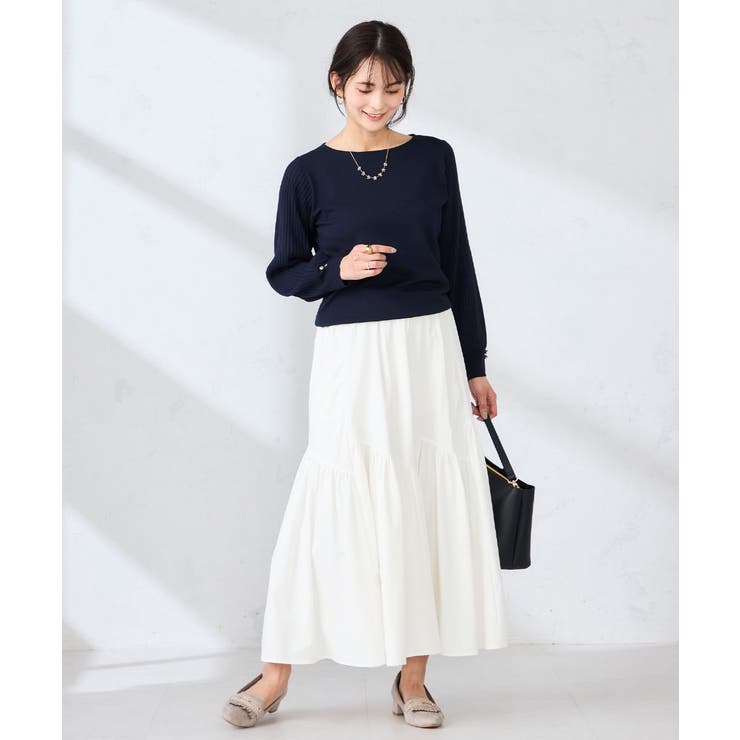 プリーツスリーブニット | a.v.v【WOMEN】 | 詳細画像35 