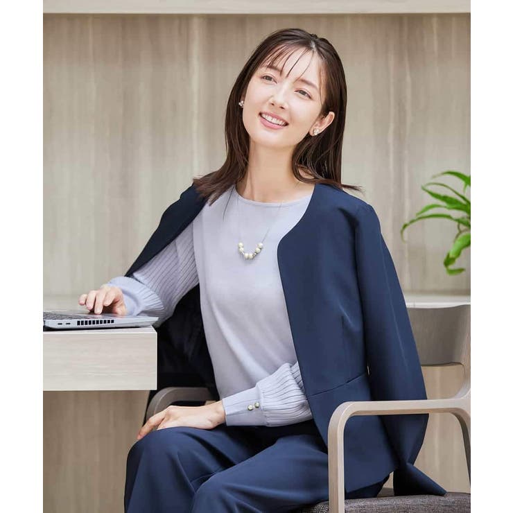 プリーツスリーブニット | a.v.v【WOMEN】 | 詳細画像46 