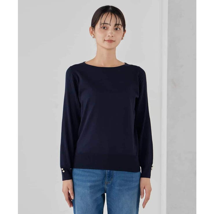 プリーツスリーブニット | a.v.v【WOMEN】 | 詳細画像50 