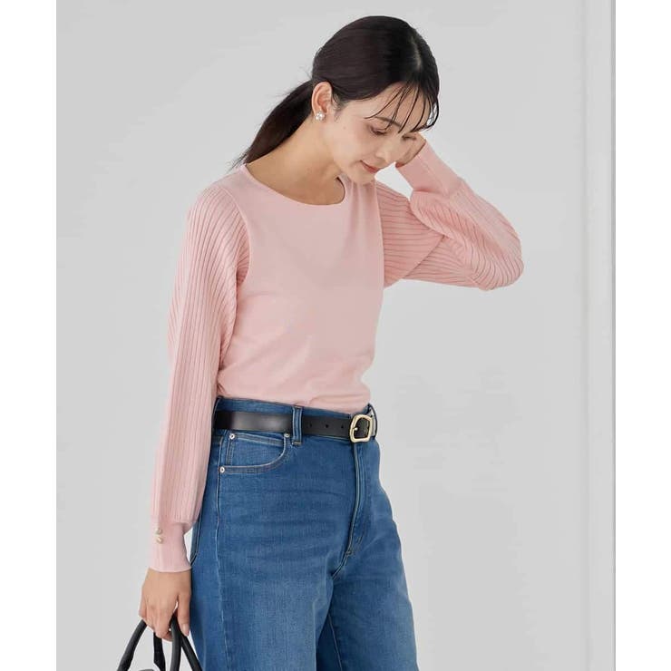 プリーツスリーブニット | a.v.v【WOMEN】 | 詳細画像9 