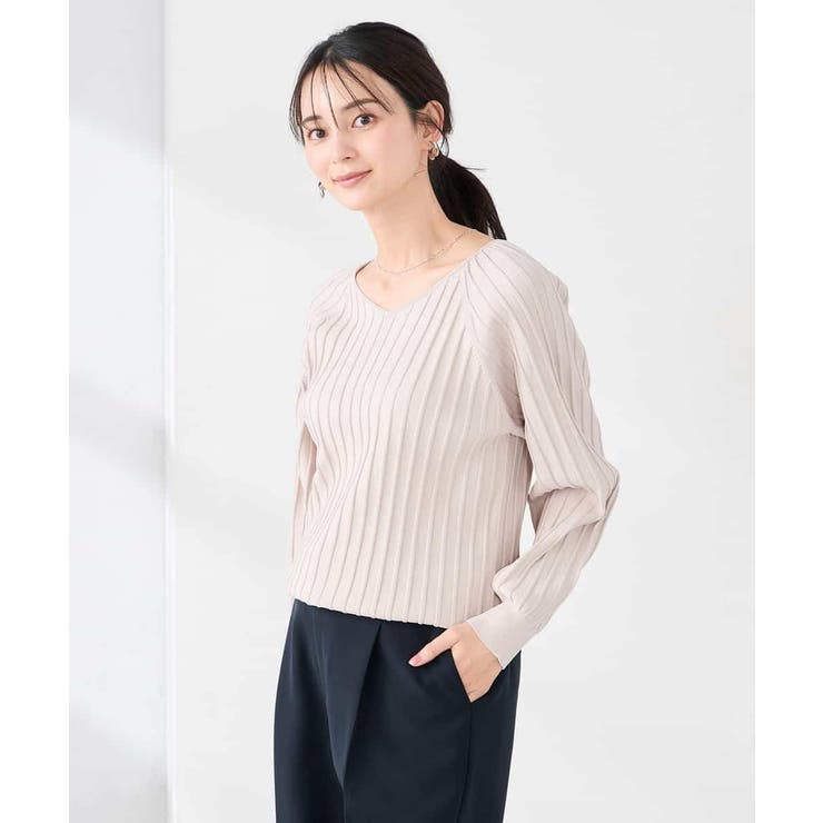 【洗える/UVカット】プリーツライクニット | a.v.v【WOMEN】 | 詳細画像14 