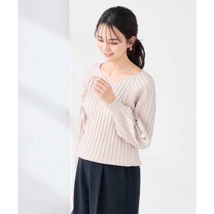 【洗える/UVカット】プリーツライクニット | a.v.v【WOMEN】 | 詳細画像15 