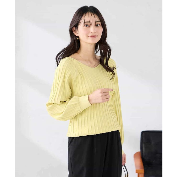 【洗える/UVカット】プリーツライクニット | a.v.v【WOMEN】 | 詳細画像2 