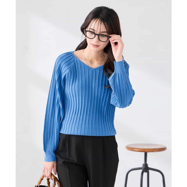 【洗える/UVカット】プリーツライクニット | a.v.v【WOMEN】 | 詳細画像8 