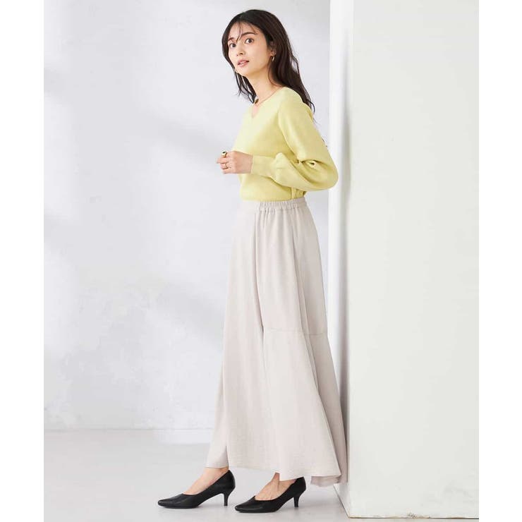 【洗える/UVカット】Vネックパフスリーブニット | a.v.v【WOMEN】 | 詳細画像12 