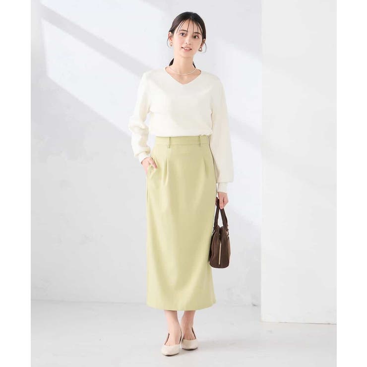 【洗える/UVカット】Vネックパフスリーブニット | a.v.v【WOMEN】 | 詳細画像33 