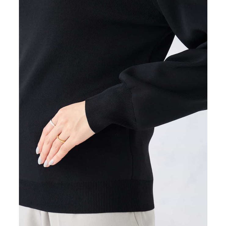 【洗える/UVカット】Vネックパフスリーブニット | a.v.v【WOMEN】 | 詳細画像48 