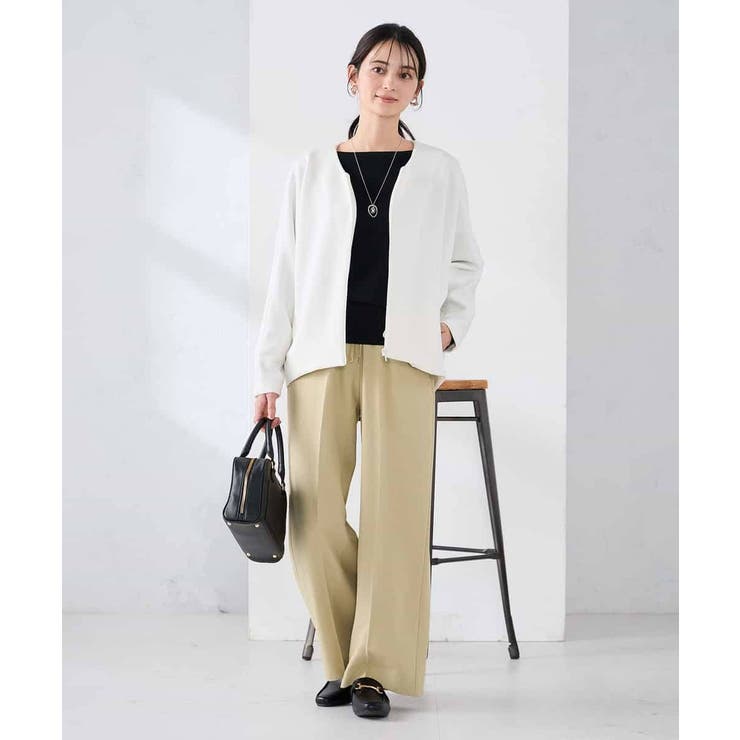 【WEB限定/洗える/UVカット】ボートネックパフスリーブニット | a.v.v【WOMEN】 | 詳細画像14 