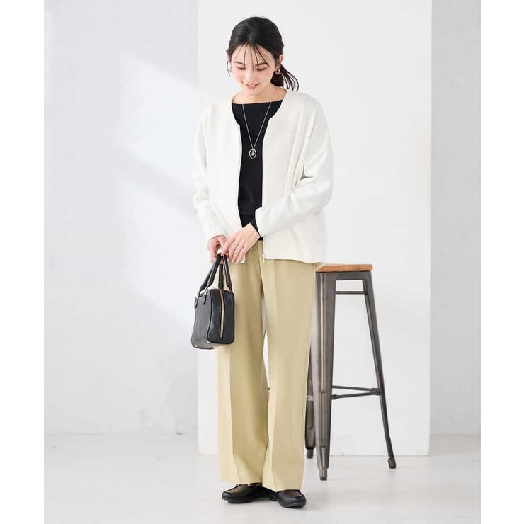 【WEB限定/洗える/UVカット】ボートネックパフスリーブニット | a.v.v【WOMEN】 | 詳細画像16 