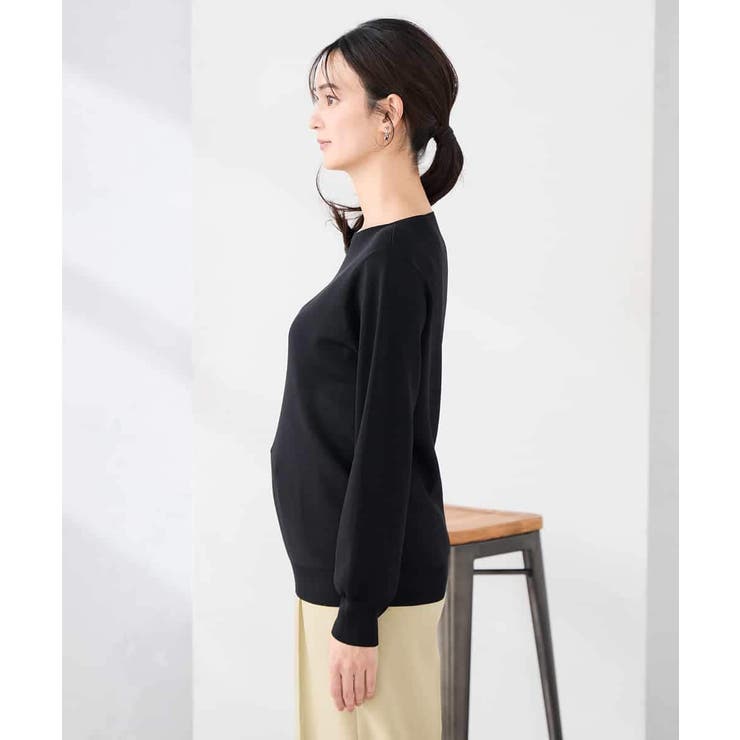 【WEB限定/洗える/UVカット】ボートネックパフスリーブニット | a.v.v【WOMEN】 | 詳細画像19 