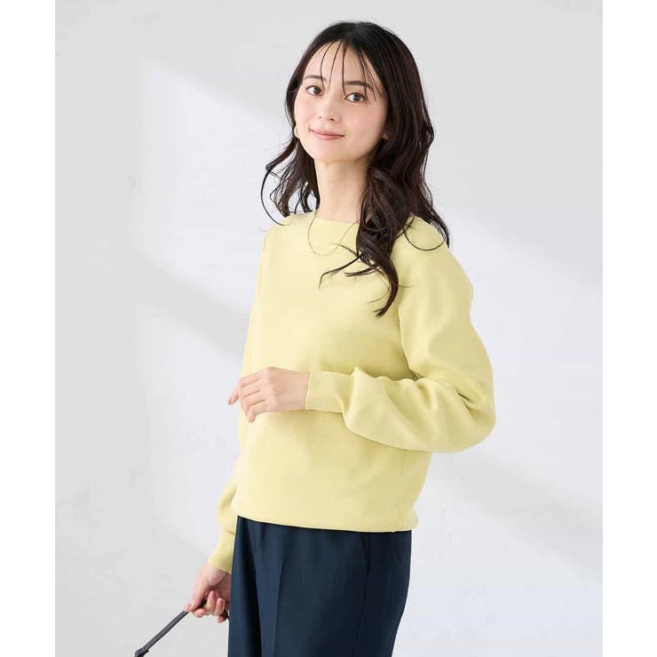 【WEB限定/洗える/UVカット】ボートネックパフスリーブニット | a.v.v【WOMEN】 | 詳細画像31 