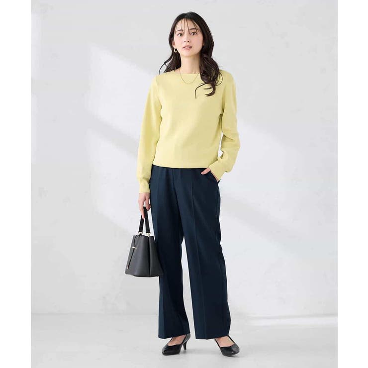 【WEB限定/洗える/UVカット】ボートネックパフスリーブニット | a.v.v【WOMEN】 | 詳細画像32 