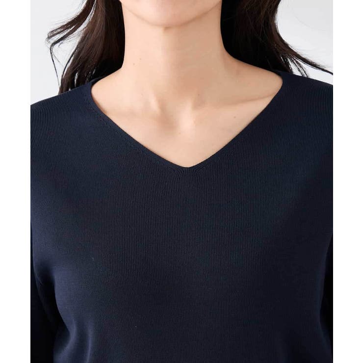 【WEB限定/洗える/UVカット】Vネックパフスリーブニット | a.v.v【WOMEN】 | 詳細画像26 