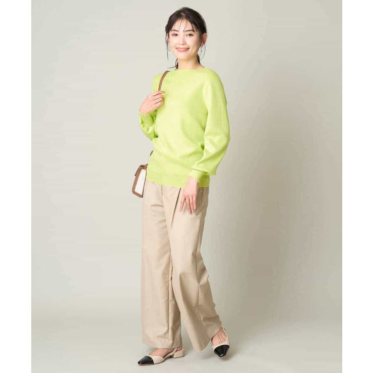 【UV CUT】ボートネックパフスリーブニット | a.v.v【WOMEN】 | 詳細画像26 