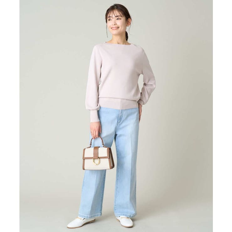 【UV CUT】ボートネックパフスリーブニット | a.v.v【WOMEN】 | 詳細画像70 