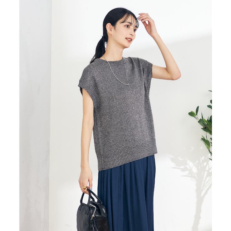 ラメリリヤンニットベスト | a.v.v【WOMEN】 | 詳細画像29 